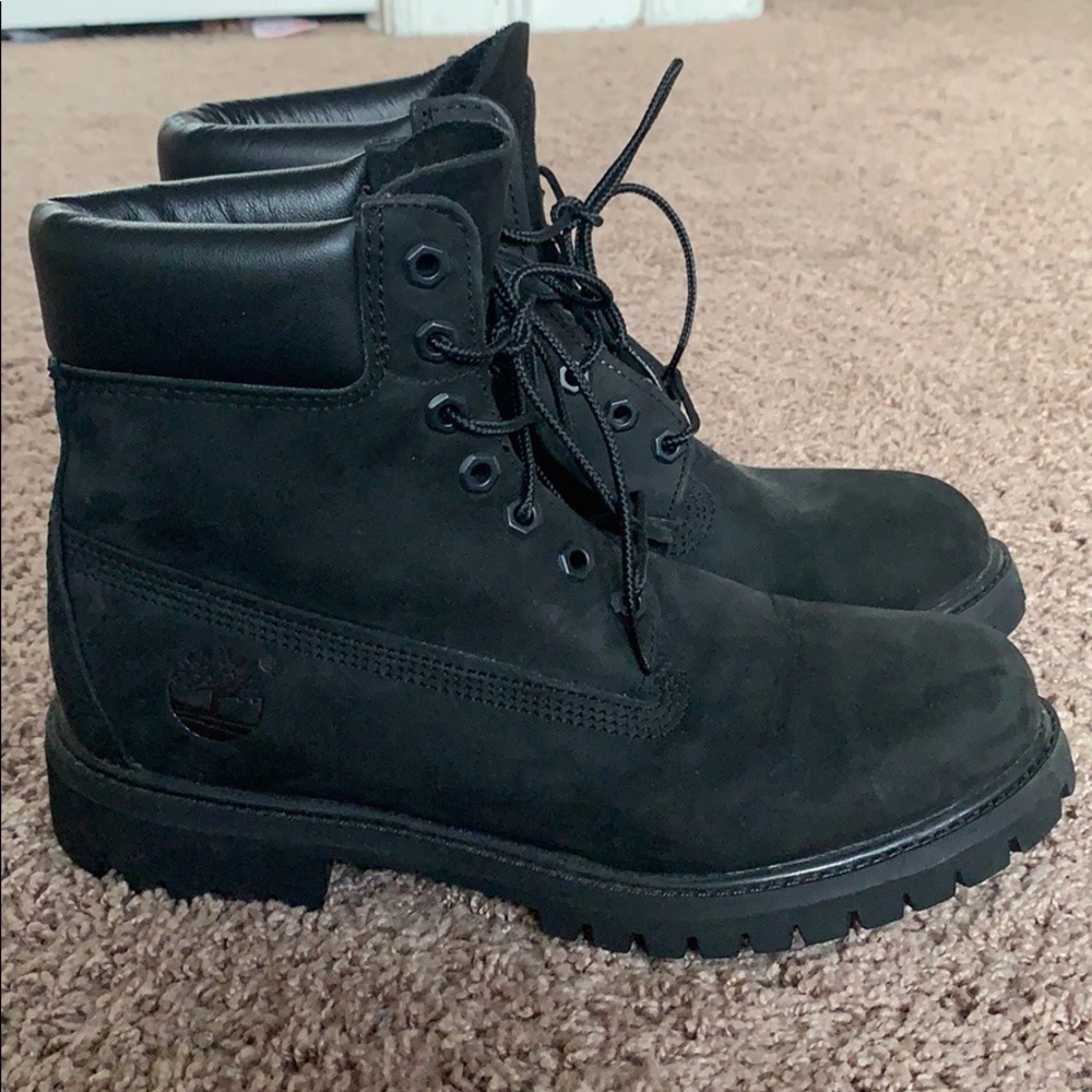 Black Timberland Size 7.5 Men’s Boots